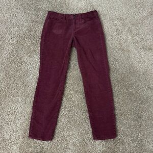 J. Crew Factory Women’s Skinny‎ Corduroy Pants in Red Size 26
